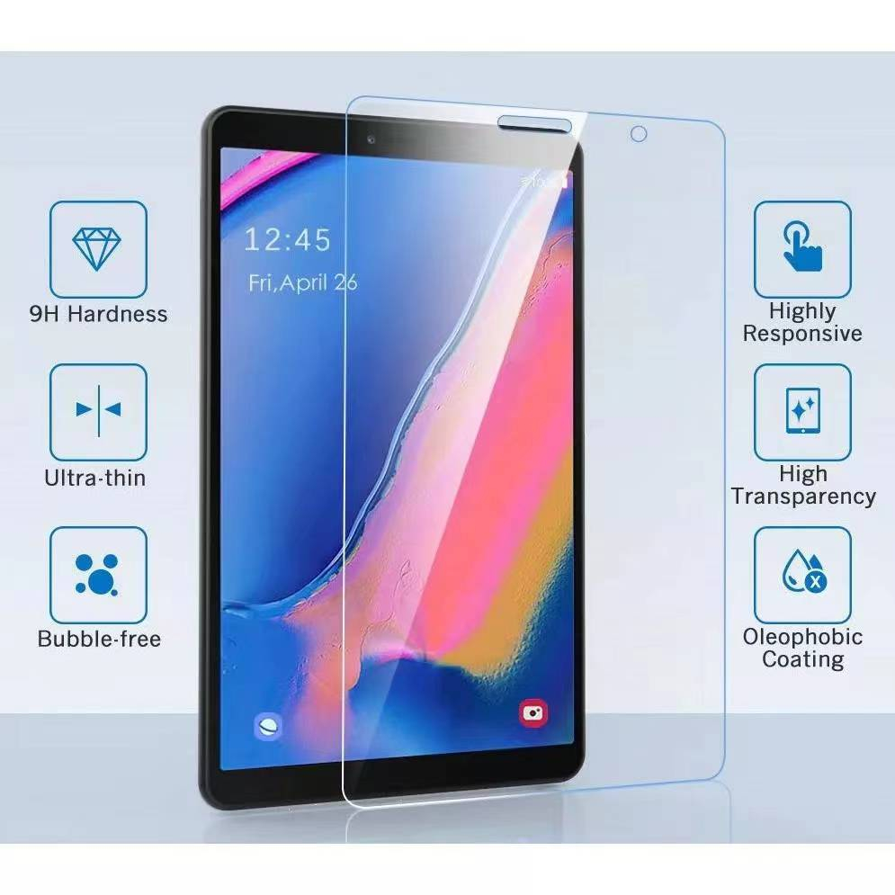 ฟิล์มกระจก กันรอย เต็มจอ Samsung Galaxy Tab S5E T725 T720 / Tab s2 9.7 T815 / Tab A 10.5 T595 / Tab A8 10.5 X200 X250