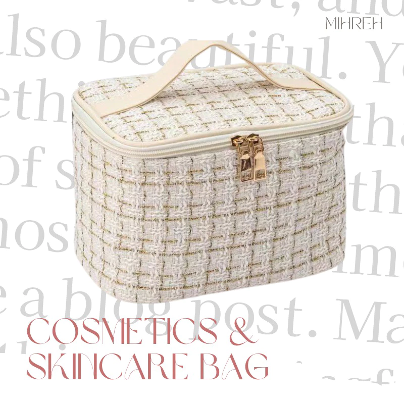 [3095](พร้อมส่ง) กระเป๋าใส่เครื่องสำอาง ใส่สกินแคร์ สำหรับพกพา
