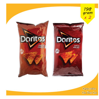 Doritos Spicy Nacho Tortilla Chips 198gram x 2 pack