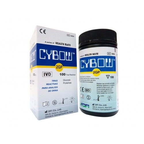 Urine strip 2แถบ แถบตรวจกลูโคส โปรตีน