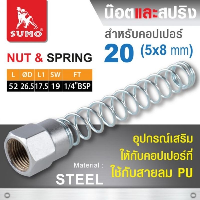 น๊อตและสปริงสำหรับคอปเปอร์ sumo
