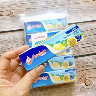 เนยแท้ไม่มีส่วนผสมของไขมันพืช Anchor Salted Pure Butter Grass Fed 1kg แองเคอร์เนยแท้จากนิวซีแลนด์รสเค็ม1kg. ❄️🚗ส่งรถเย็น