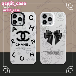 ❤️ส่งของขวัญ❤️ เคสไอโฟน 11 12 13 14 Pro Max เรียบง่าย โบว์หูกระต่าย ระดับสูง แฟชั่น Case for iPhone สไตล์วรรณศิลป์