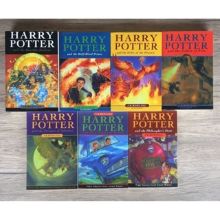 หนังสือชุด Harry Potter UK: Original Collection 7 เล่ม แฮร์รี่ พอตเตอร์ วรรณกรรมเยาวชน ภาษาอังกฤษ