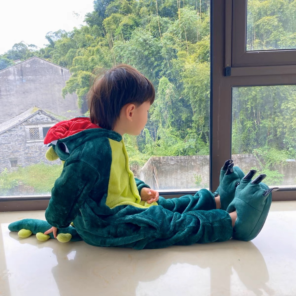 CODส่งจากไทยมีเก็บเงินปลายทางชุดแฟนซีเด็ก ชุดมาสคอต ชุดการแสดง ชุดแฟนซี ชุดไดโนเสาร์ชุดก็อตจิชุดไดโนเสาร์เด็ก - รูปที่ 4