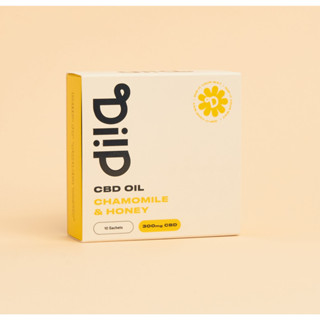 Diip C.B.D Oil 300 mg น้ำมันซี.บี.ดี 300 มก. รส คาโมลมายด์ และ น้ำผึ้ง Chamomile &amp; Honey Flavor (10 Sachets)