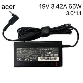 พร้อมส่ง Acer Adapter  19V/3.42A 65W หัวขนาด 3.0*1.1mm สายชาร์จ Acer สายชาร์จ  อะแดปเตอร์