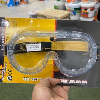 INDY แว่นตากันสะเก็ด กันลม แบบใส Safety Goggle รุ่น A-881/รหัส 13-5102