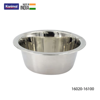 Kanimal Original Pet Bowl ชามอาหาร ชามน้ำ ชามสแตนเลส สำหรับสุนัขและแมว Size S / M / L/ XL (เลือกขนาด)