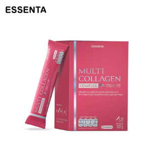 ESSENTA MULTI COLLAGEN Complex เอสเซนต้า มัลติ คอลลาเจน ไตรเปปไทด์ 1 กล่อง (10ซอง) 120g