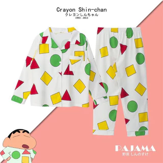 [พร้อมส่ง] ชุดนอนชินจัง ชุดนอนเข้าเซ็ต เนื้อผ้าดี ใส่สบาย ของแท้ 100%