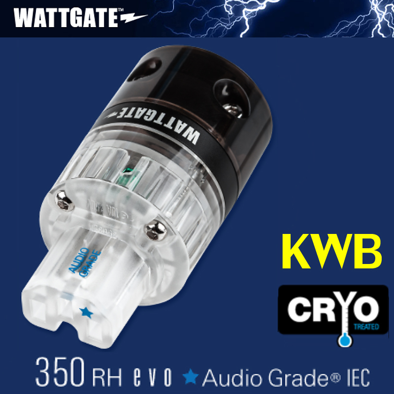 ของแท้ศูนย์ไทย WATTGATE 350 RH EVO Series Rhodium Audio Grade IEC POWER CONNECTOR / ร้าน All Cable
