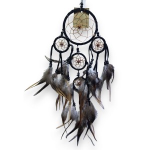 Dream catcher size 9 cm. (เครื่องรางดักความฝัน) DC913