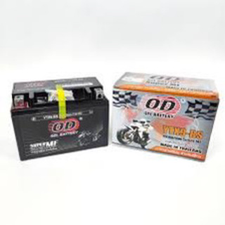 แบตเตอรี่ OD Battery YTX9-BS (12V 9A) แบตเตอรี่แห้ง Z900 800 Forza STEED, SUPER4, CBR-400, BANDIT Superbike performance