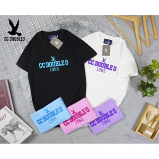 🏷เสื้อยืด CC DOUBLE O🕊(1965)ผ้าคอตตอน ทรงตรง ใส่สบาย ใส่ได้ชายหญิง S M L