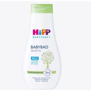 สบู่เหลวอาบน้ำ   Hipp Babysanft Babybad sensitiv 350ml นำเข้าเยอรมัน