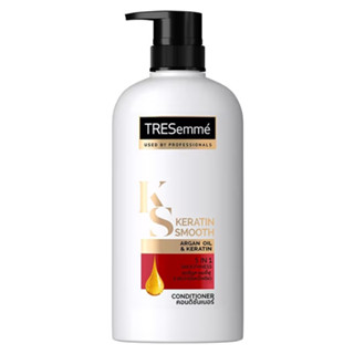 TRESEMME Conditioner Keratin Smooth เทรซาเม่ คอนดิชั่นเนอร์ เคราติน สมูท 425 ml.สำหรับผมชี้ฟู