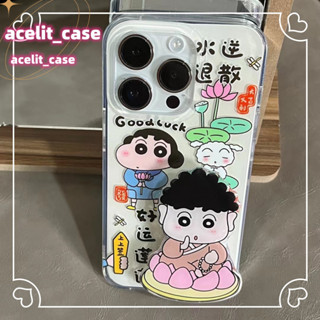 ❤️ส่งของขวัญ❤️ เคสไอโฟน 11 12 13 14 Pro Max การ์ตูน ความนิยม เครยอนชินจัง ความนิยม แฟชั่น Case for iPhone สไตล์วรรณศิลป์