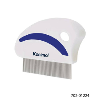 Kanimal Round Flea Comb คานิมอล หวีสางเห็บหมัด สุนัขแมว ขนาด8.5x5.8ซม.