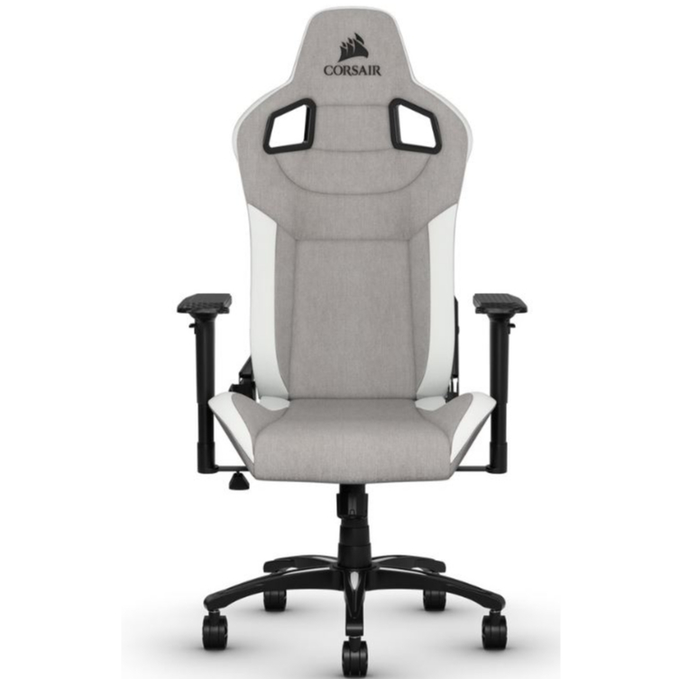 CORSAIR T3 RUSH  CHAIR WHITE&GRAY: CF-9010058-WW GAMING