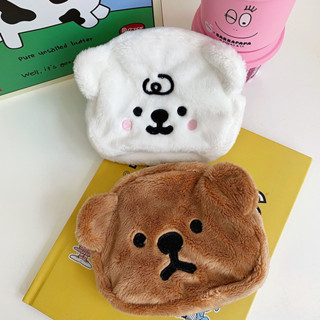 (พร้อมส่ง🌷) Korea bear mini bag กระเป๋า กระเป่ามีซิป กระเป๋าหมี กระเป๋าน่ารัก