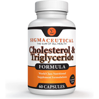 Sigmaceutical Cholesterol and Triglyceride Supplement - Triglyceride Supplement - Cholesterol Supplement - 60 Capsules