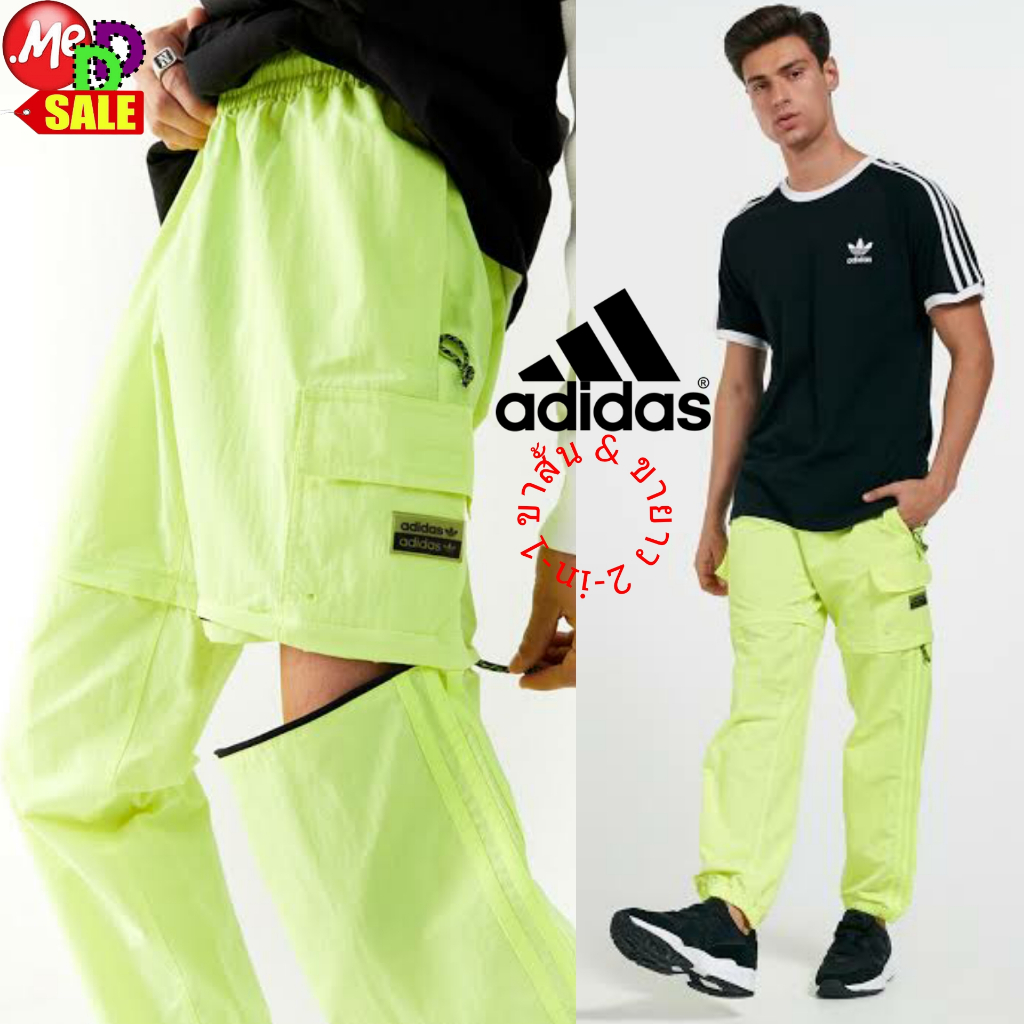 ADIDAS - ใหม่ กางเกงทูอินวัน ขายาวเป็นขาสั้นด้วยซิป ADIDAS R.Y.V. UTILITY 2-IN-1 PANTS TRANSITION IN