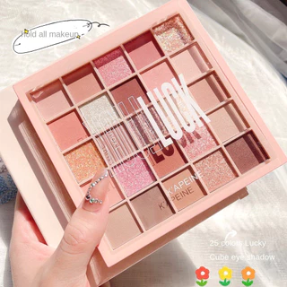 N331 พาเลทอายแชโดว์ KAPEINE เนื้อใยไหม เนื้อแมท ประกายชิมเมอร์ กลิตเตอร์ กันน้ำ ติดทน 25 สี