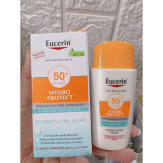 🌟แพ็คเกจยุโรป Exp.2026🌟 Eucerin sun hydro protect fluid ultra light spf50 ขนาด 50มล.