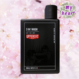 UPPERCUT 3 IN 1 WASH 240 ml แชมพู สำหรับผม หน้า และผิว