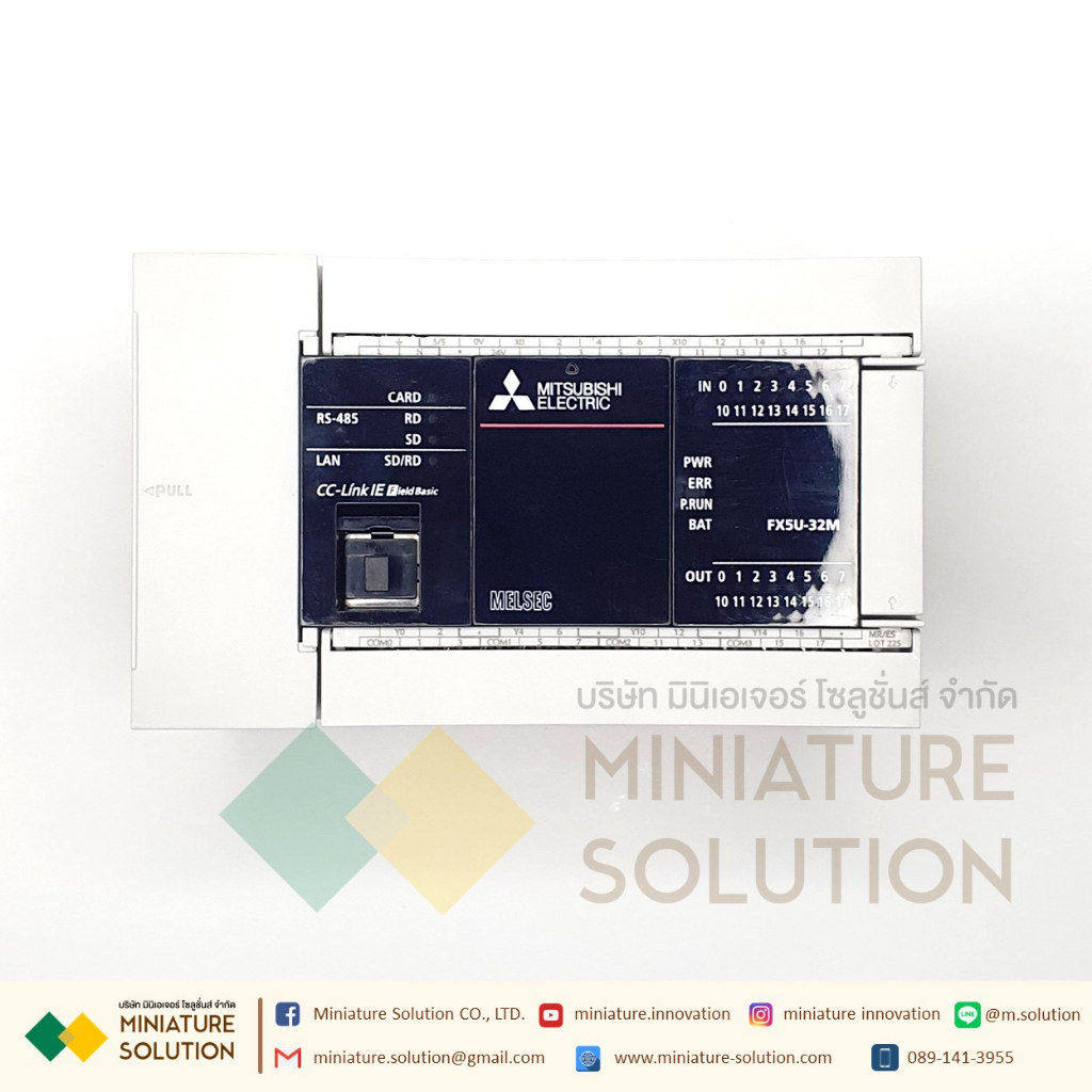 Mitsubishi PLC controller FX5U-32MR ES 64MR 80MR 32MT 64MT ESS AC/DC/RELAY FX5U-MR/ES