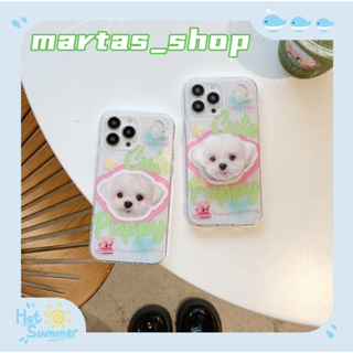 ❤️ส่งของขวัญ❤️ เคสไอโฟน 11 12 13 14 Pro Max การ์ตูน ลูกสุนัข แฟชั่น ความคิดสร้างสรรค์ Case for iPhone สาวน่ารักหัวใ