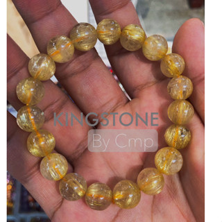 Golden Rutilated Quartz (PREMIUM GRADE) กำไลหินไหมทองคำ เกรดพรีเมียม ขนาด 8 10 12 14 mm