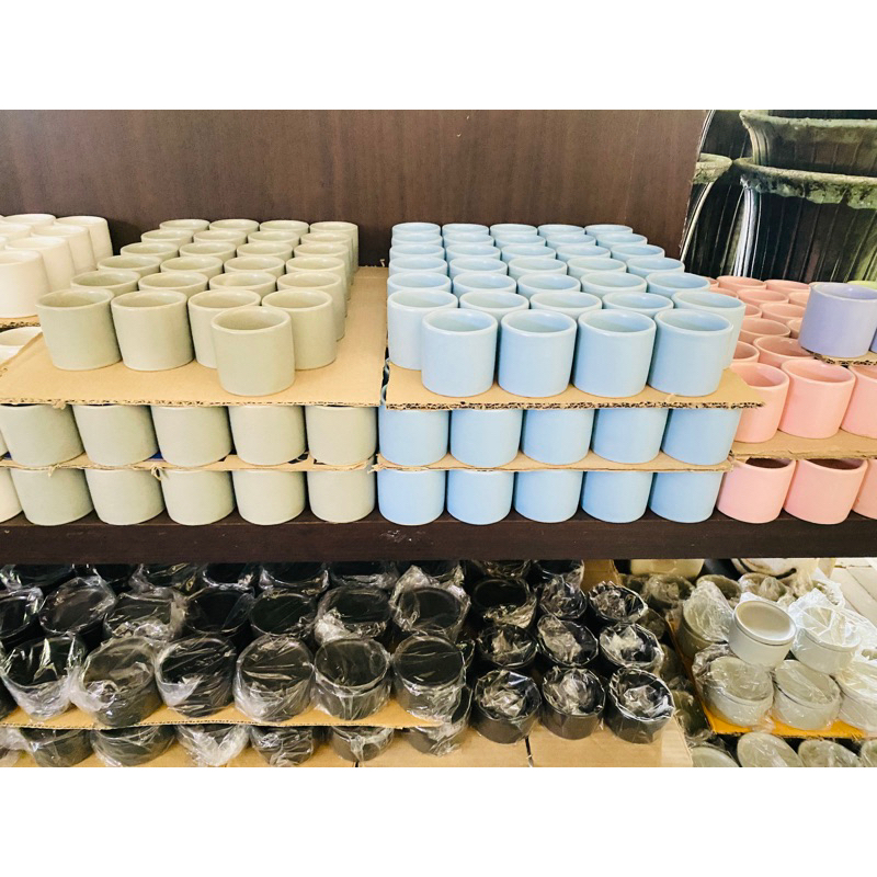 #กระบอกแก้วเทียน #ของตกแต่งบ้าน #เซรามิคสีพาสเทล #ของน่ารัก #แต่งบ้าน