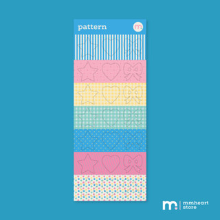 Pattern Sticker สติ๊กเกอร์ไดคัท | mmheartstore