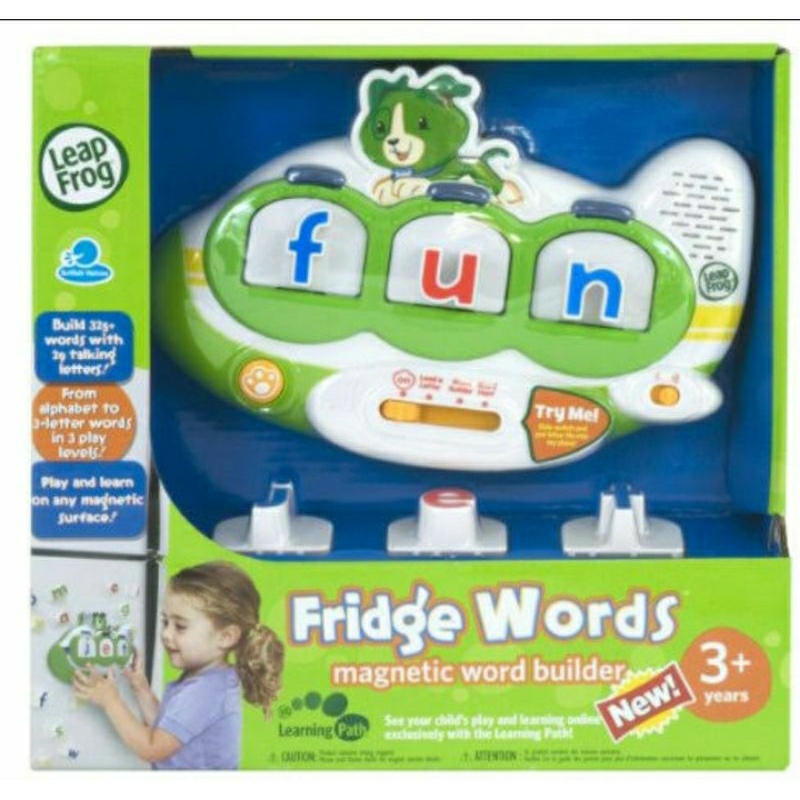 LeapFrog/FRIDGE/Magnet/WordBuilder/เครื่องบิน/JetPlane/24ตัวอักษร/มือสอง