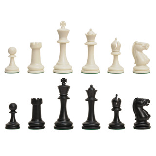 3 7/8" Master Series Triple Weighted Plastic Chess Pieces ตัวหมากรุกสากลมาสเตอร์