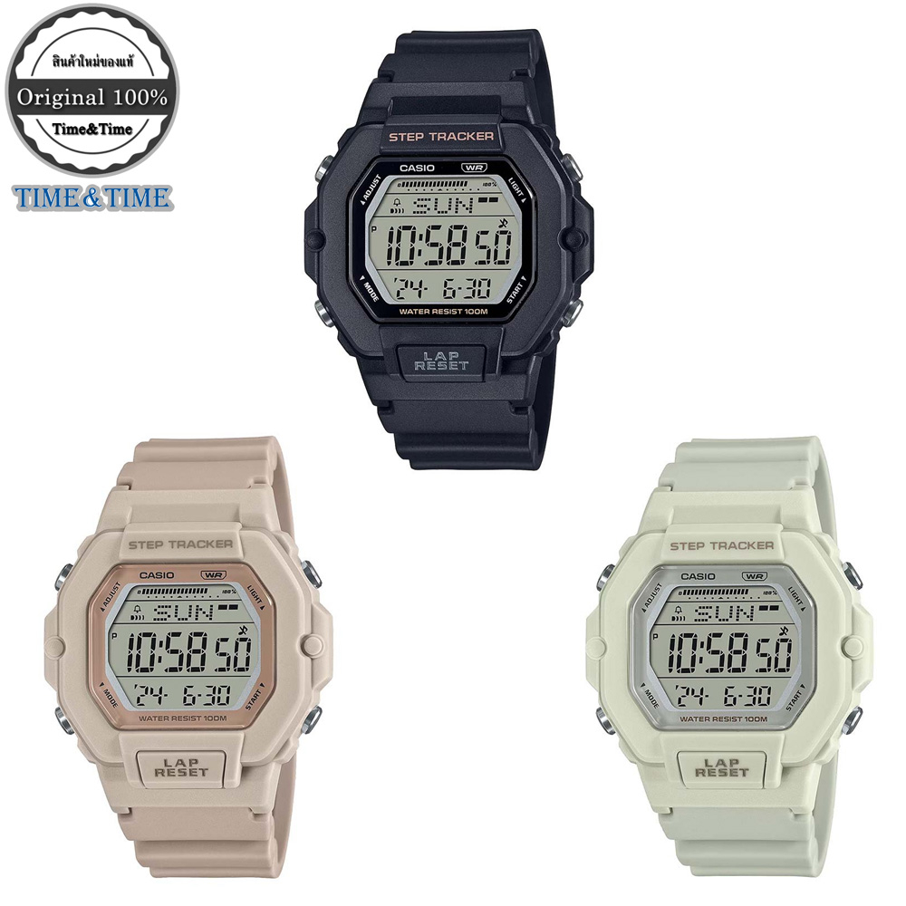 CASIO นาฬิกาข้อมือผู้หญิง รุ่น LWS-2200H (ประกัน CMG)