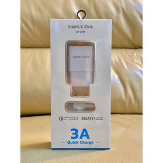 SIMPLE ONE Wall Charger 3A 18W มาพร้อมกับสายชาร์ Micro USB