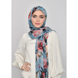 ฮิญาบ BOKITTA รุ่น Freestyle - FAYROOZ (สีเทอร์คอย) - Instant hijab