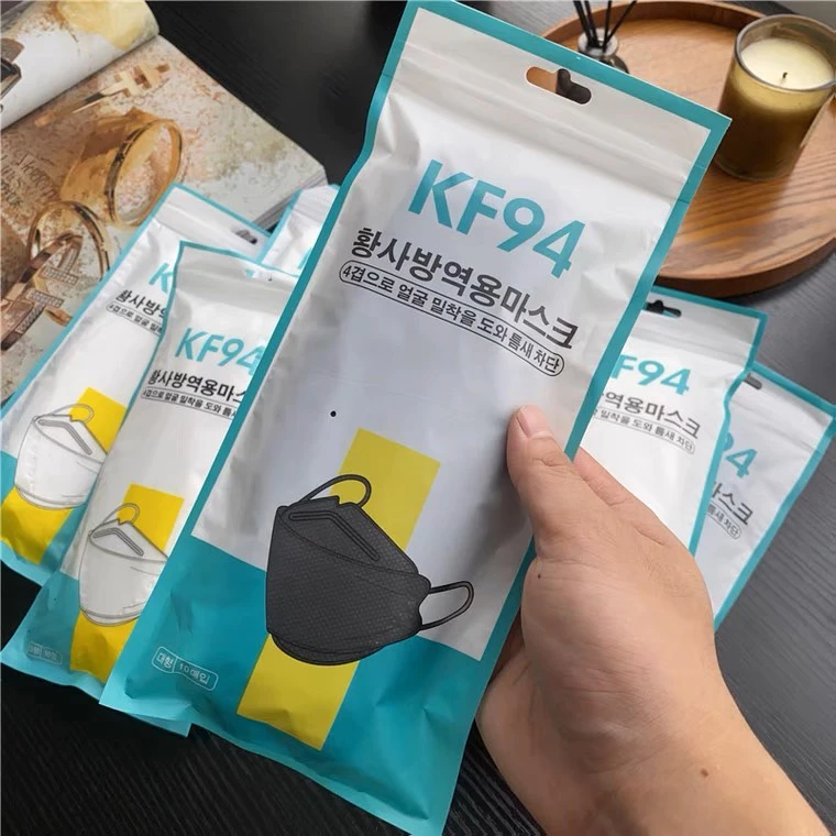 ( KF94 10ซอง=100ชิ้น ) หน้ากากอนามัย เเพ๊คละ10ชิ้นKF94 Mask ทรงเกาหลี แมสปิดปากแบบบาง2ชั้น thumbnail 5