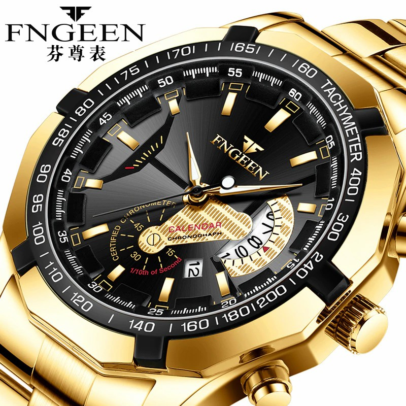 【NEW YEAR SALE】fngeen s 001 นาฬิกาข้อมือควอทซ์แฟชั่นผู้ชาย FN11 นาฬิกาผู้หญิง ข้อมือ