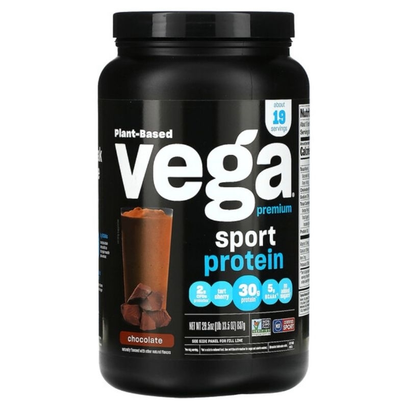 Vega, Sport, Premium Protein, Chocolate, 29.5 oz (837 g)