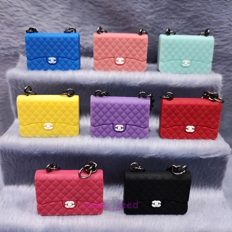 B57 ของเล่นตุ๊กตา ของจิ๋ว กระเป๋า กระเป๋ายาง dollhouse