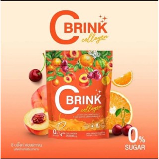 🍑1แถม1🍑C Brink ผงชงคอลราเจน+วิตซี ซีบริ๊ง คอลลาเจน รสพีช🍑