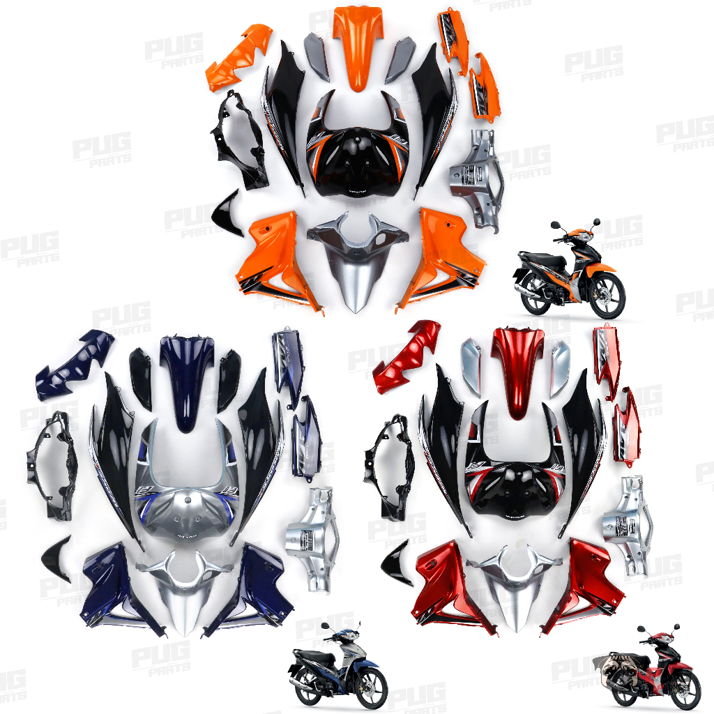 PUGParts ชุดสีเดิมwave110 i ปี2011-2018 (ชุดใหญ่15ชิ้น) ชุดสีเดิมเวฟ110i ชุดสีเดิมเวฟ ชุดสีเวฟ110i ชุดสีเวฟปี2017