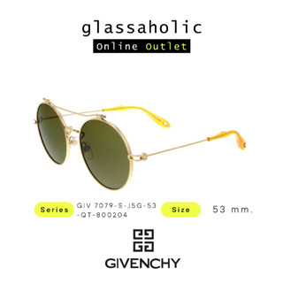 [ลดกระหน่ำ] แว่นกันแดด GIVENCHY รุ่น GIV 7079-S-J5G ทรงกลม สีทอง