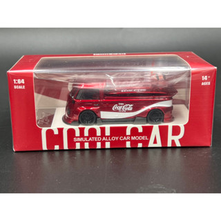 CoolCar 1/64  VW TI PICKUP coca cola Livery Red + figure