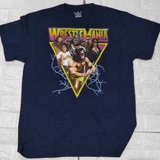 เสื้อยืด มวยปล้ำ Wrestle Mania  ลิขสิทธิ์​แท้​ปี​2022