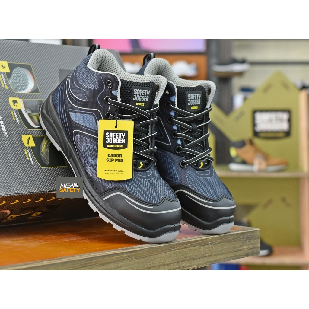 SAFETY JOGGER حذاء سلامة CADOR S1P MID بمقدمة فولاذية — صورة 3